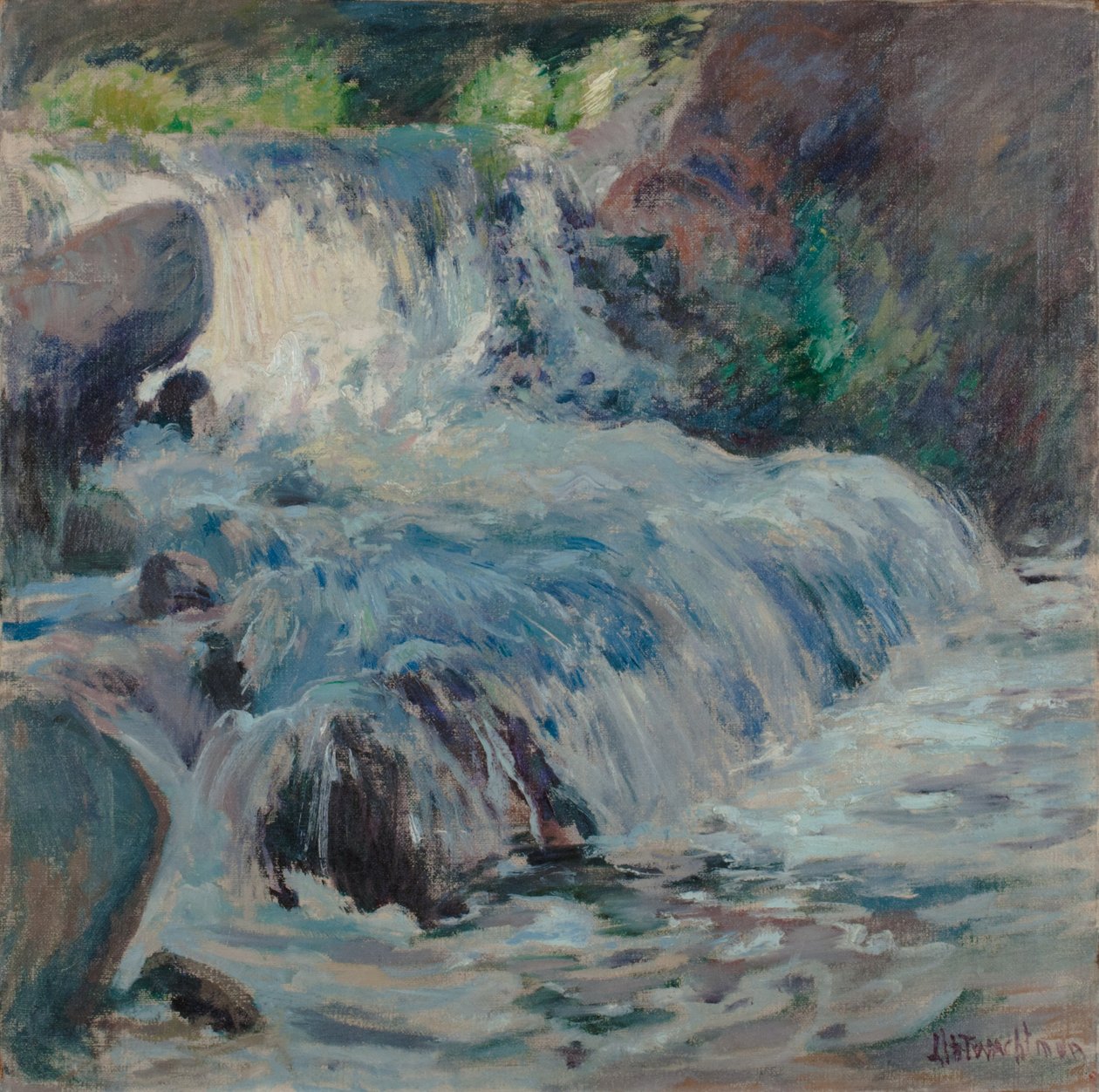 A cachoeira de John Henry Twachtman