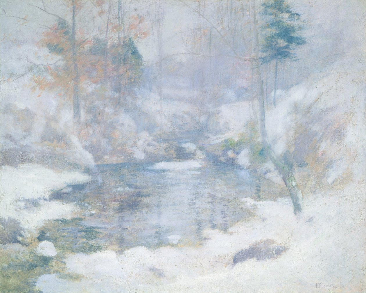 Harmonia de inverno de John Henry Twachtman