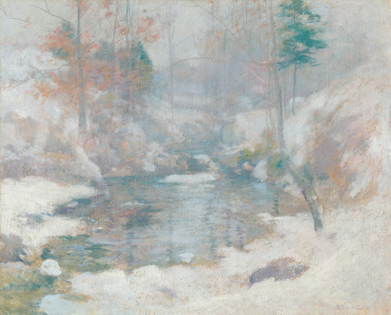 Harmonia de inverno de John Henry Twachtman