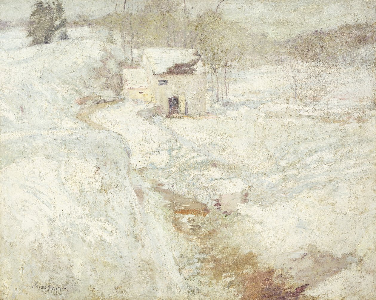 Paisagem do inverno, 1890 "s de John Henry Twachtman