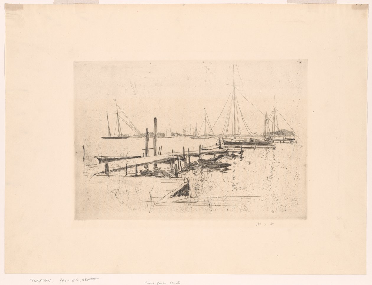 Doca de iates de John Henry Twachtman