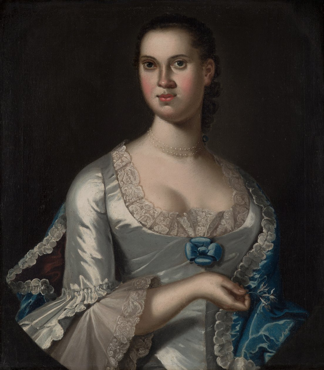 Sra. Elizabeth Smith (nascida Elizabeth Chew), 1762 de John Hesselius