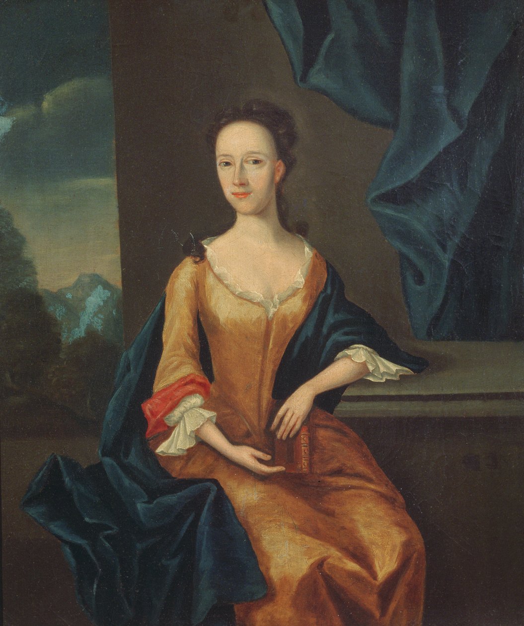 Sra. Thomas Freame (1704-c.1751) após um pensamento original a ser feito por Sir Godfrey Kneller, c.1742 de John Hesselius