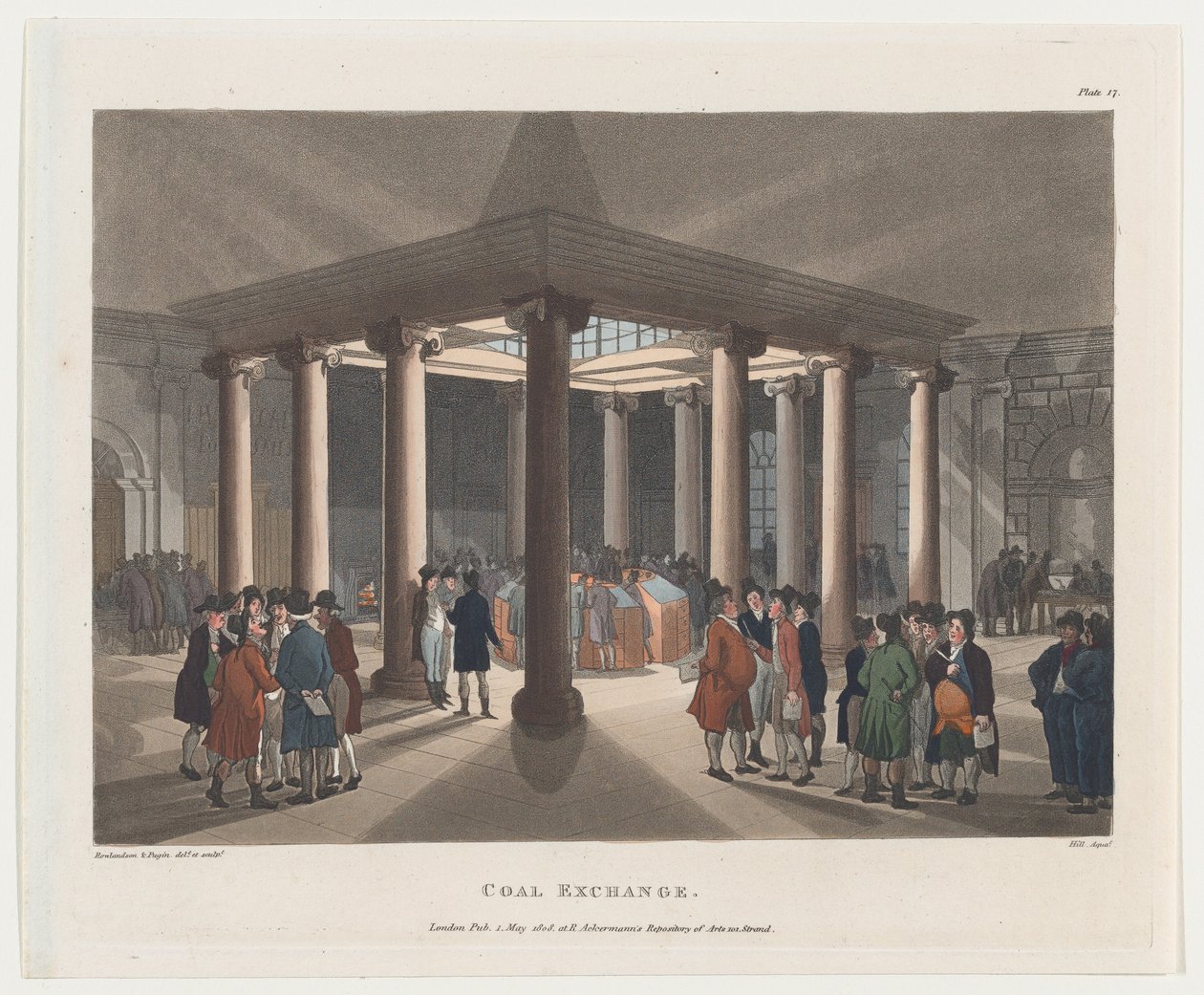 Coal Exchange, 1º de maio de 1808., 1º de maio de 1808. de John Hill