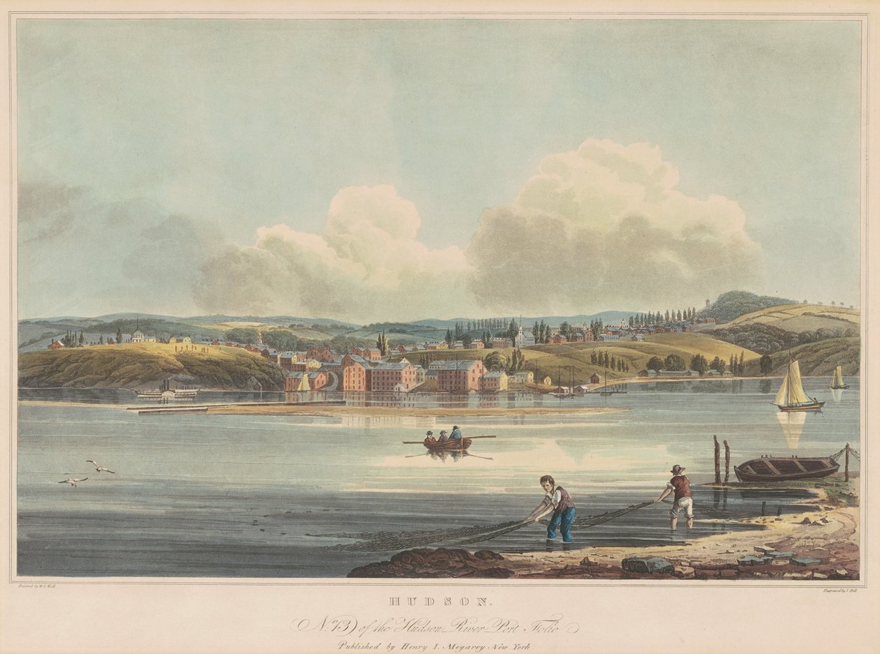 Hudson de John Hill, after William Guy Wall