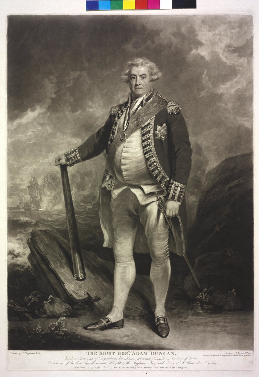 1º visconde Duncan de Camperdown Duncan de John Hoppner