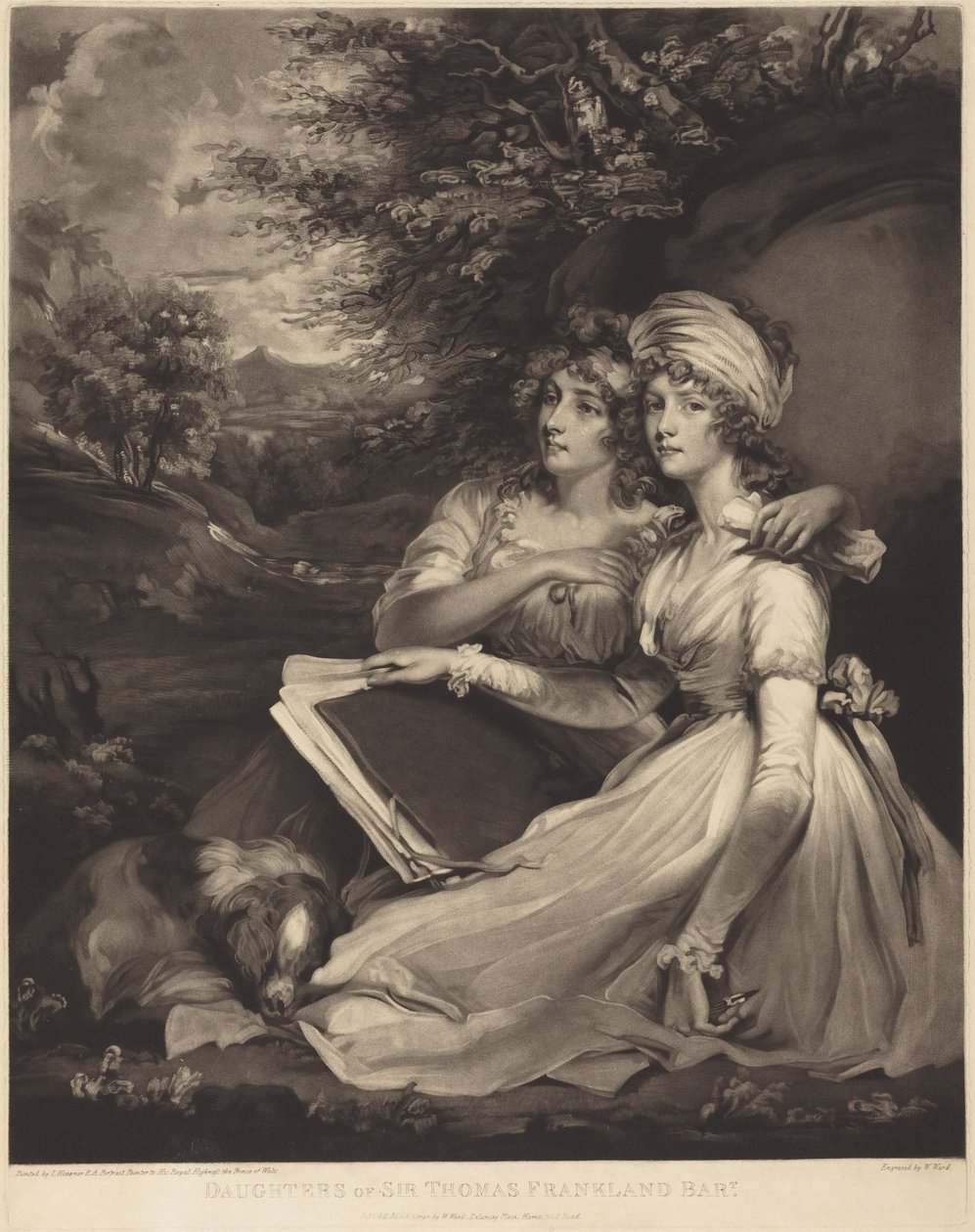 Filhas de Sir Thomas Frankland, baronete (As irmãs) de John Hoppner