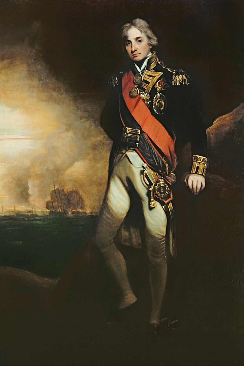 Horatio, visconde nelson de John Hoppner