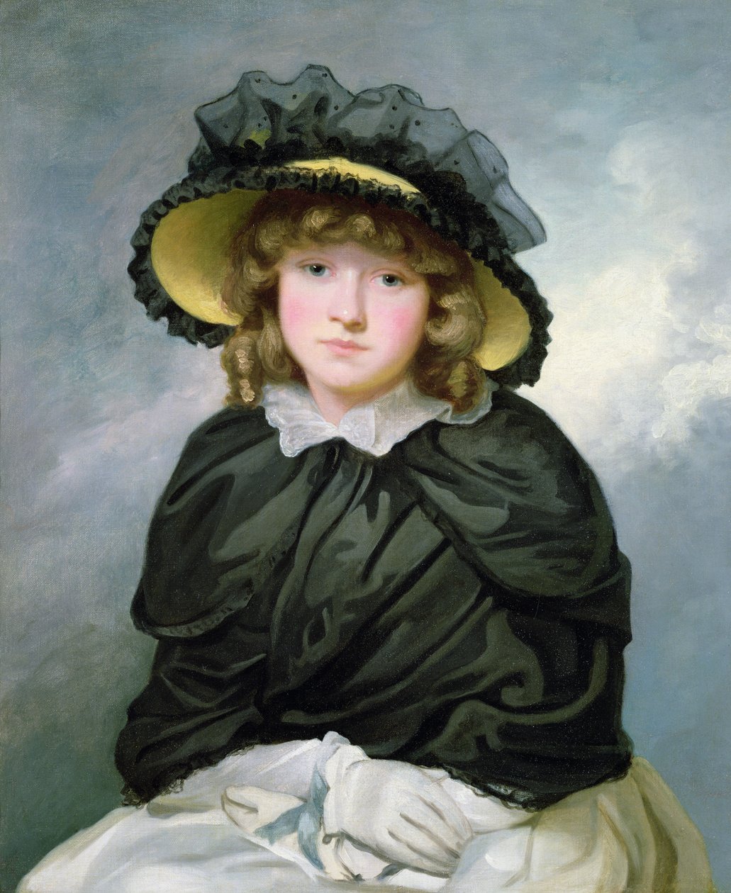 Louisa Lane, chamada de &39;Cecilia&39;, antes de 1782 (óleo sobre tela) de John Hoppner