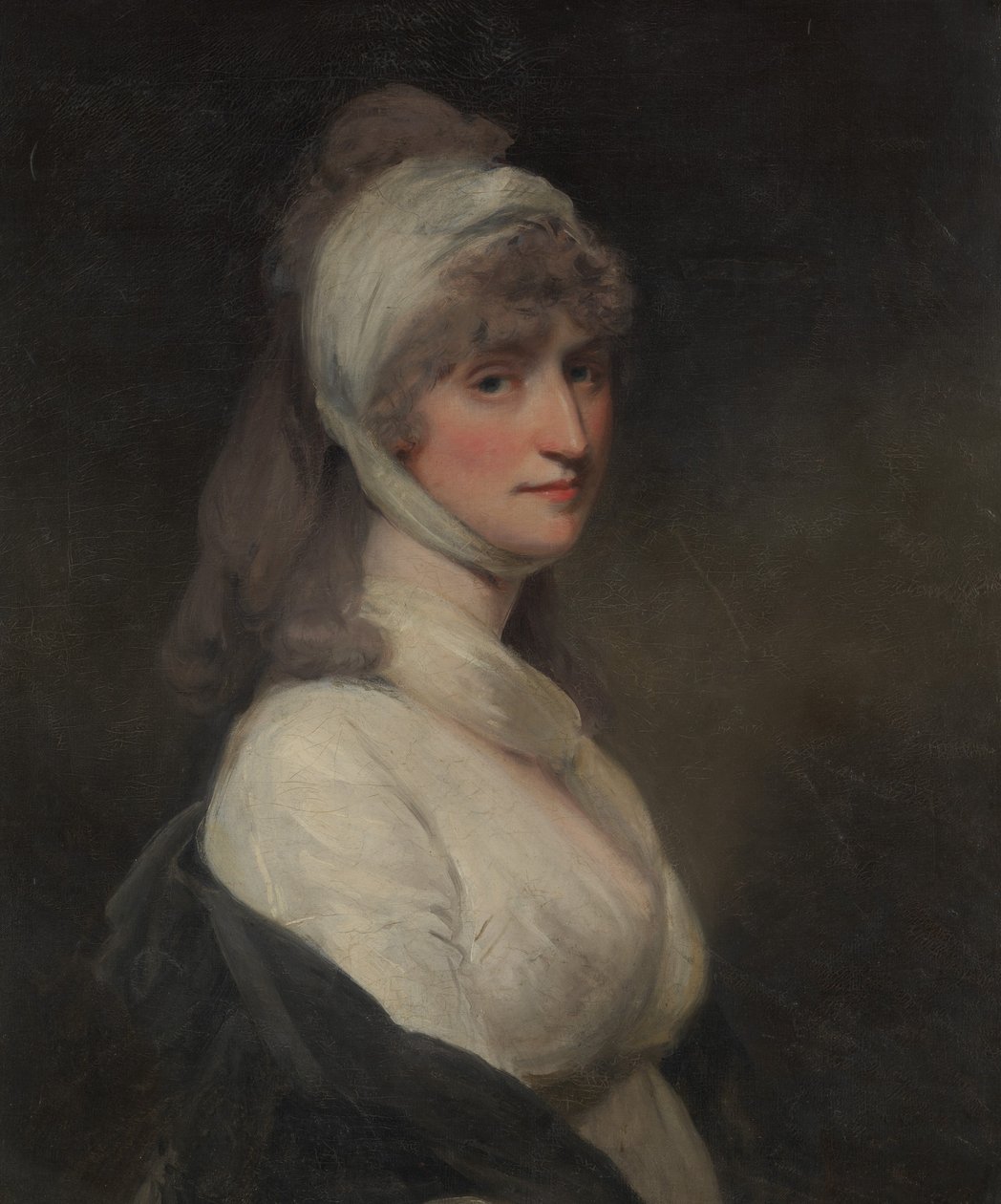 Sra. Thomas Pechell Charlotte Clavering, falecida em 1841, 1799. de John Hoppner