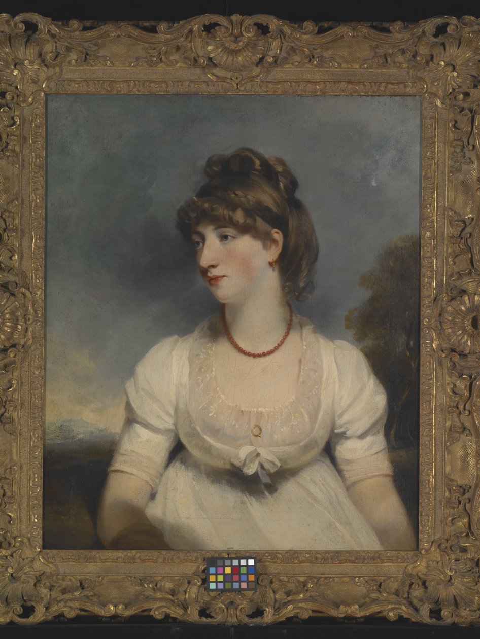Retrato de Miss Fisher (óleo sobre tela) de John Hoppner