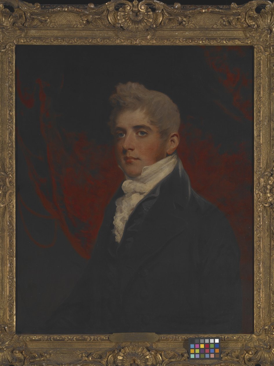 Retrato de William Inigo Jones (óleo sobre tela) de John Hoppner