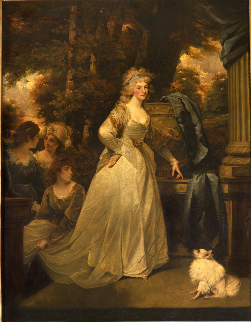 Retrato de Sua Majestade Frederica Charlotte Ulrica, Princesa Real da Prússia e Duquesa de York, 1792 de John Hoppner