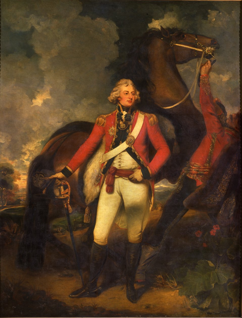 Retrato de HRH Frederick Augustus, Duque de York de John Hoppner