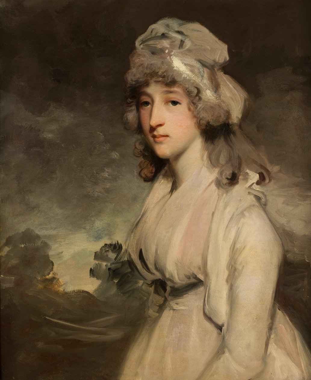 Retrato de Hon. lizabeth Diana Bridgeman, Sra. Gunning (1764-1810), c.1784-1810 (óleo sobre tela) de John Hoppner