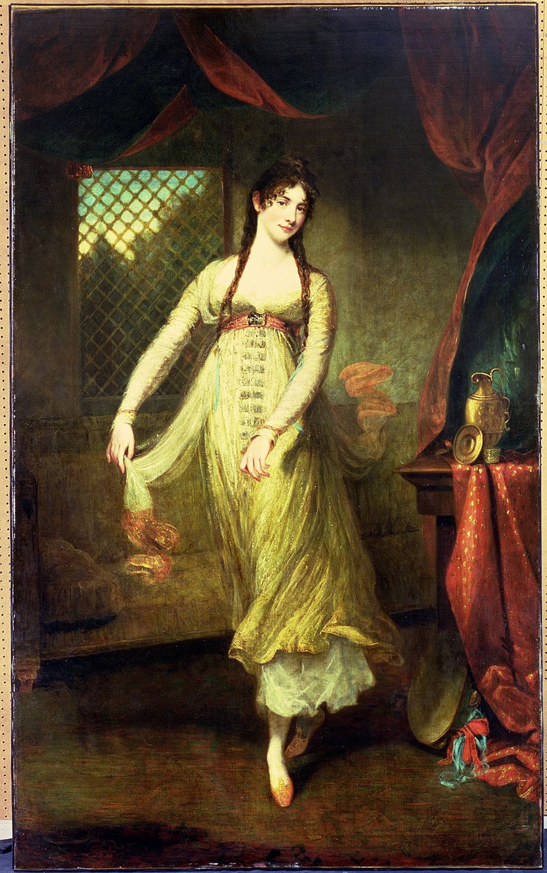 Retrato de Mademoiselle Hilligsberg de John Hoppner