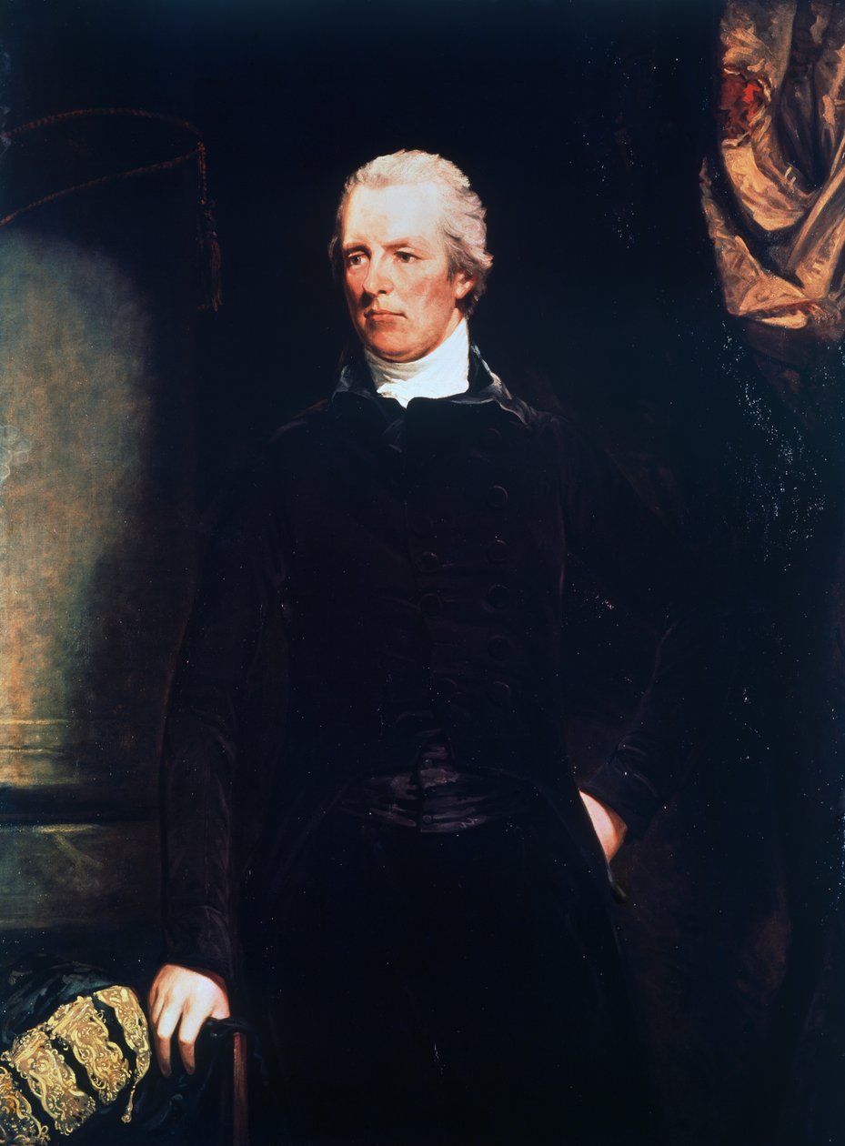Retrato de William Pitt Younger (óleo sobre tela) de John Hoppner