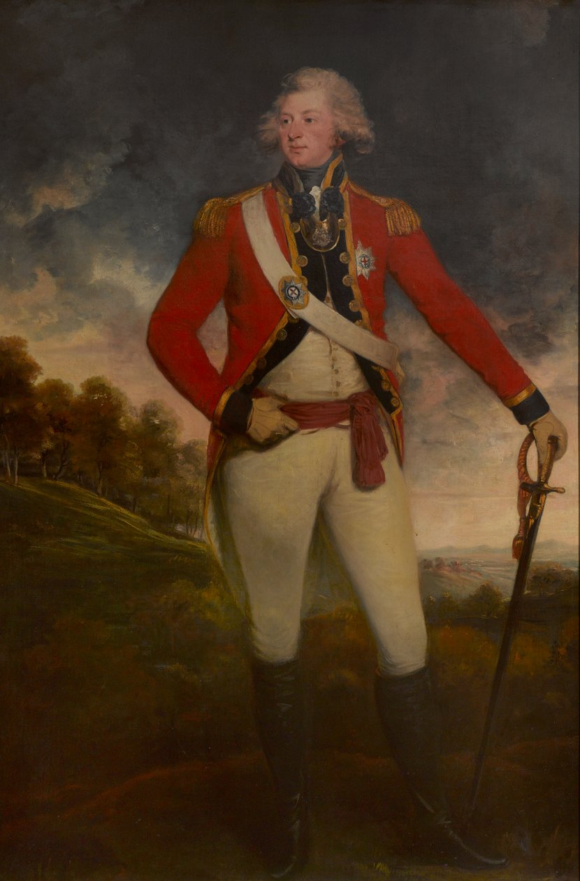O Duque de York e Albany (óleo sobre tela) de John Hoppner