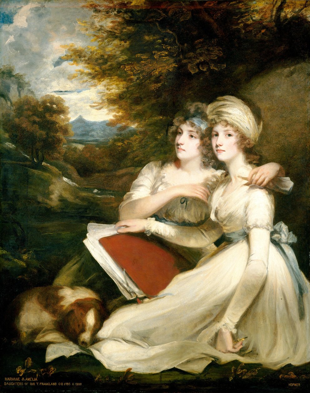 As Irmãs Frankland de John Hoppner