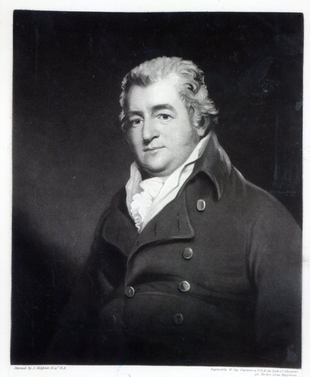 Walter Ramsden Fawkes, gravado por William Say (mezzotint) de John Hoppner
