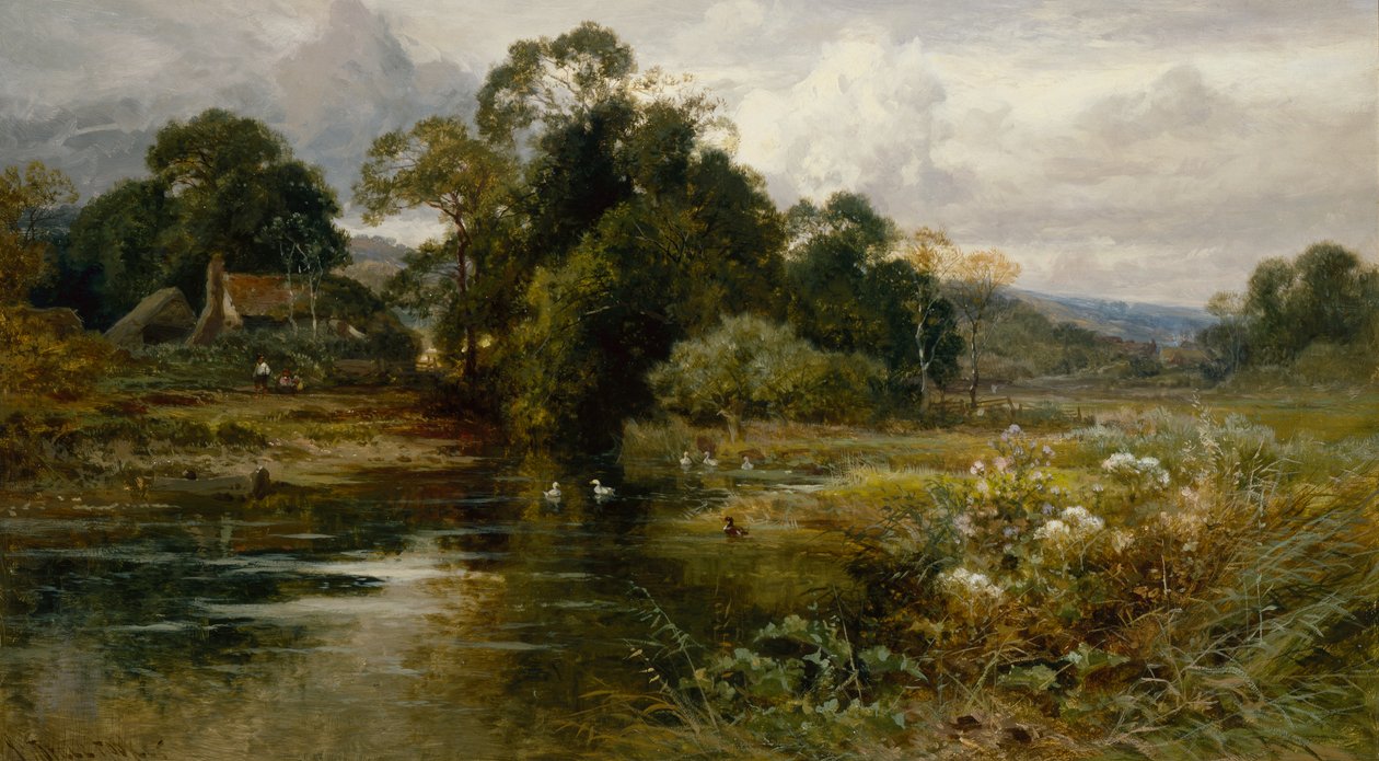 Perto de Dorking, Surrey (óleo sobre tela) de John Horace Hooper