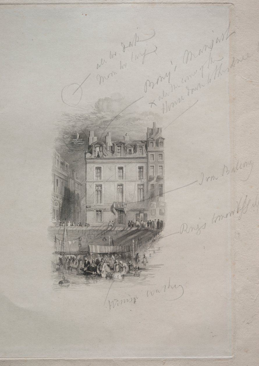 Alojamento de Napoleão, Quai Conti de John Horsburgh