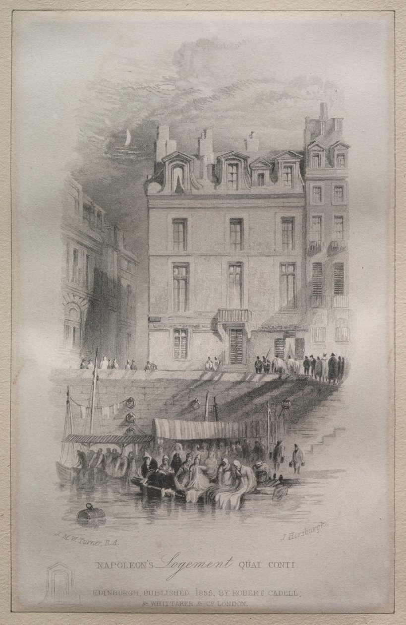 Alojamento de Napoleão, Quai Conti de John Horsburgh