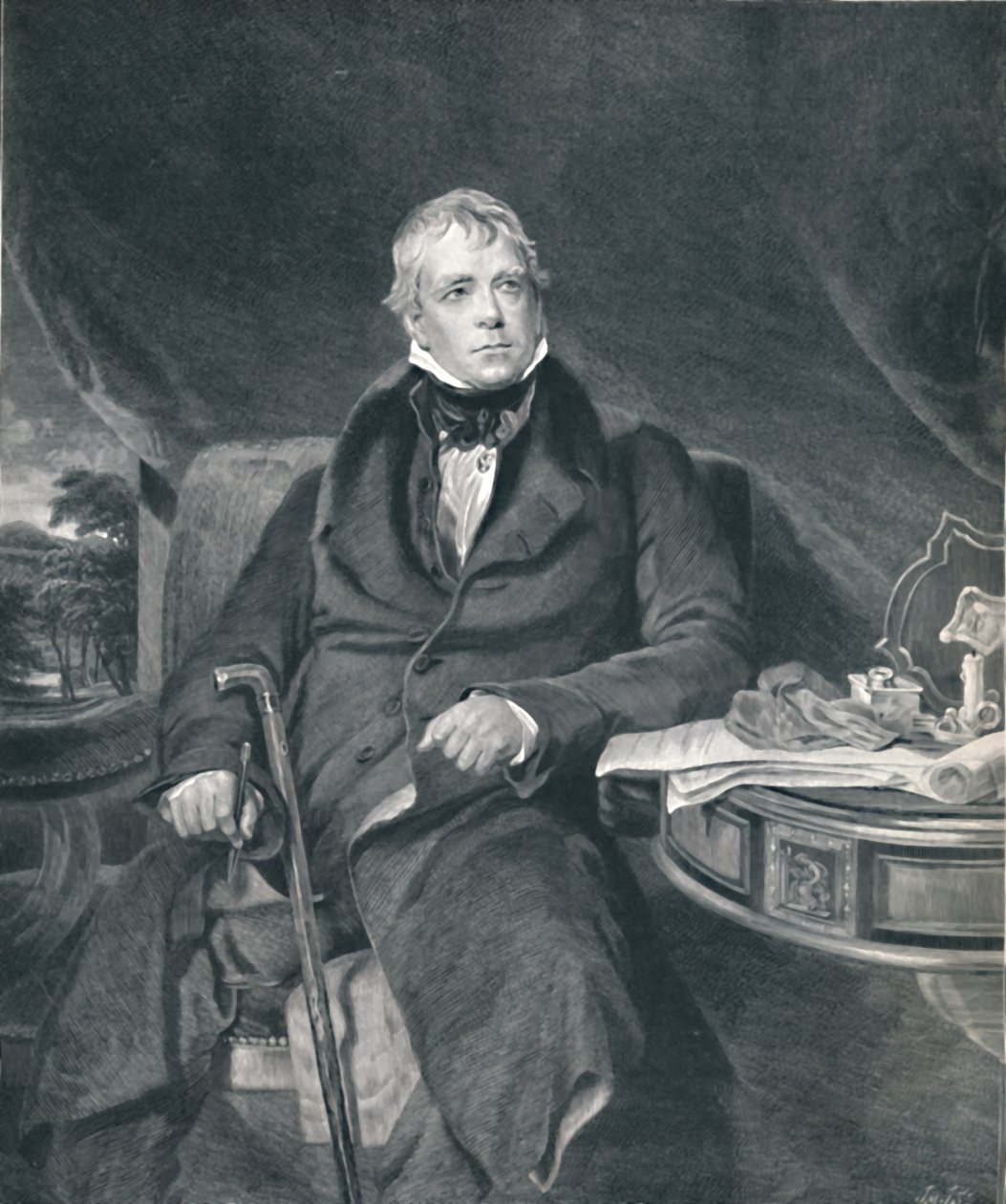 Sir Walter Scott, c1821, 1896 de John Horsburgh