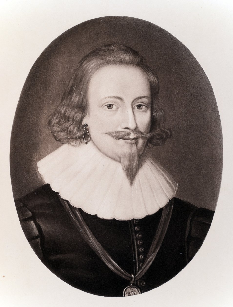 Robert Carr, Conde de Somerset, de &39;James I and VI&39;, impresso por Manzi Joyant und Co. Paris, 1904 (collotype) de John Hoskins