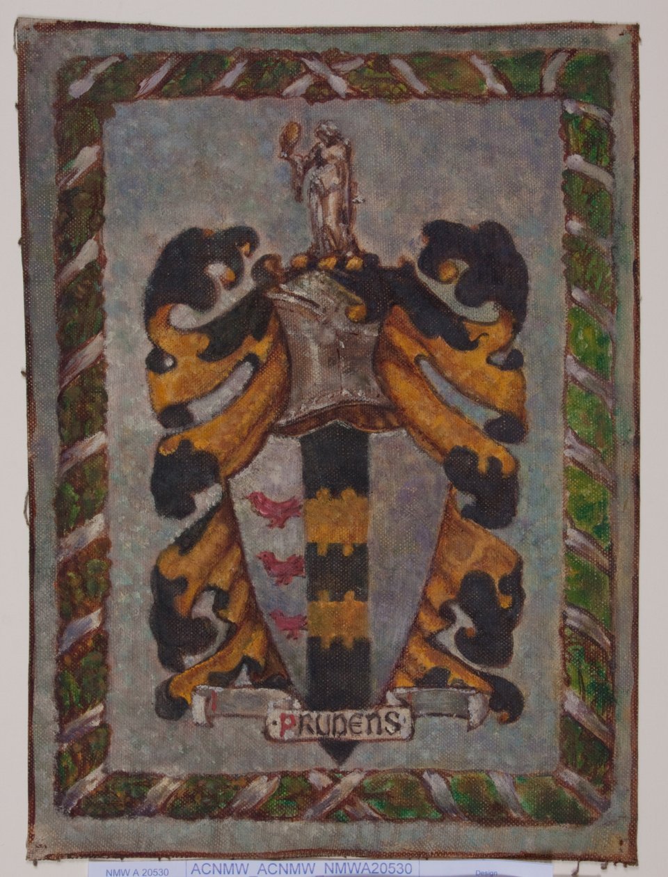 Desenho (óleo sobre tela) de John Houghton Maurice Bonnor