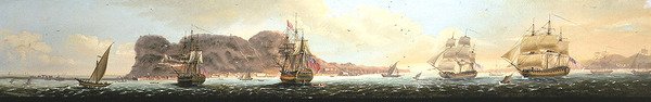 Navegação ao largo de Gibraltar de John Houlditch