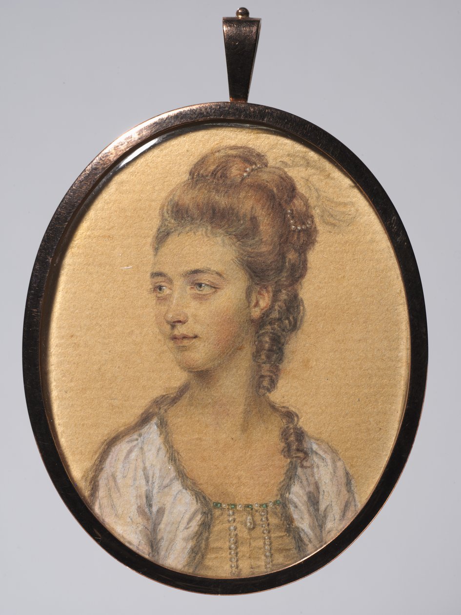 Retrato da Sra. Nathaniel Bailey, née Lamack, c. 1776 de John I. smart