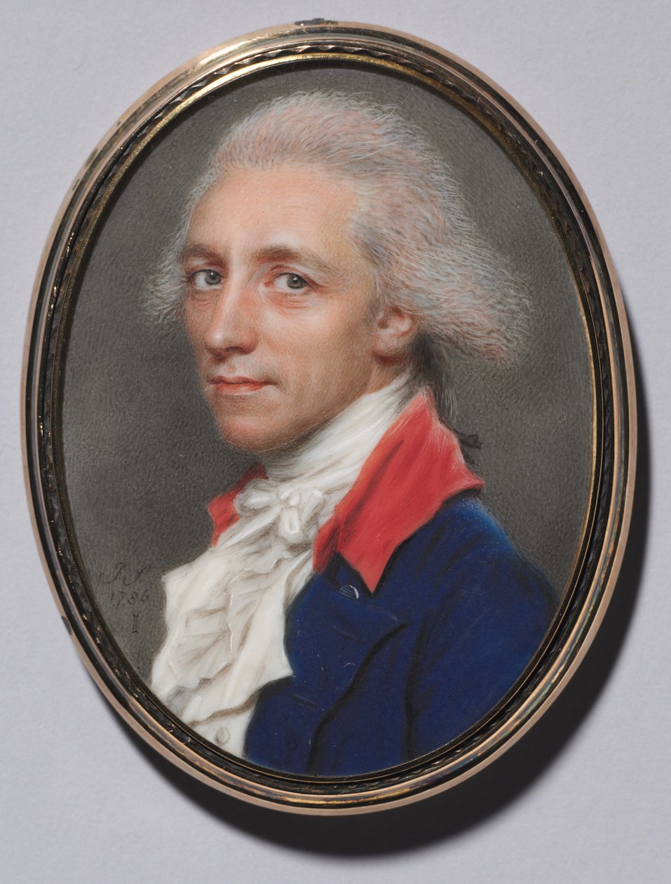 Retrato de um homem, 1786. de John I. smart