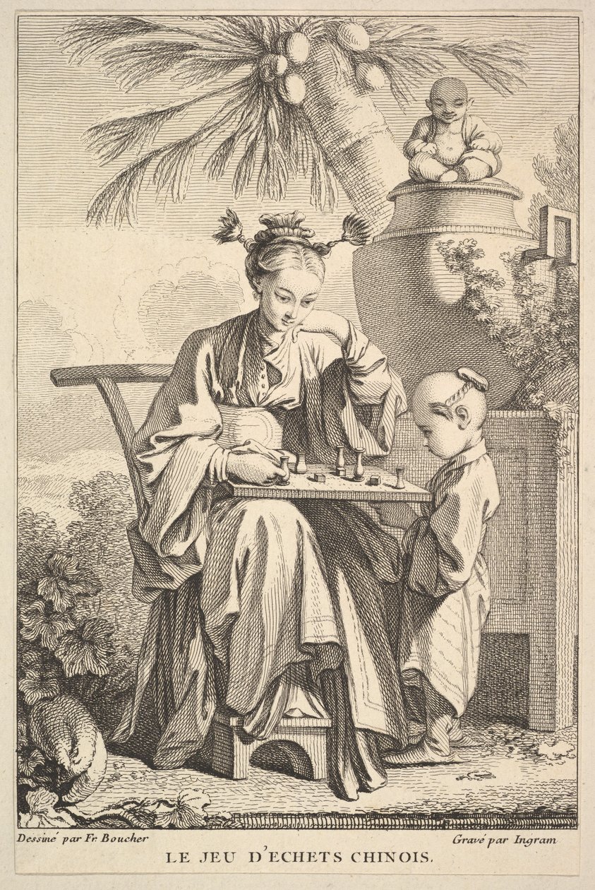 O Jogo de Xadrez Chinês, 1741-63. de John Ingram
