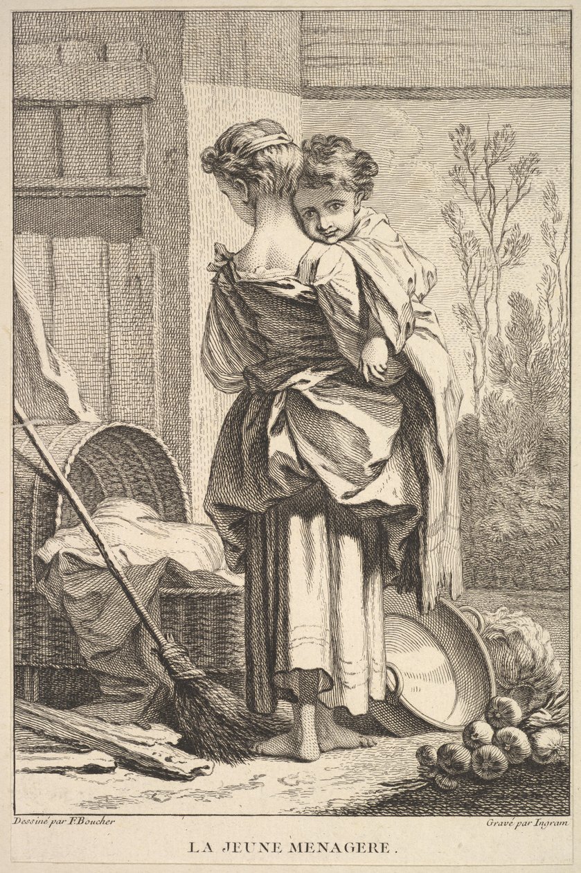 A Jovem Governanta, 1741-63. de John Ingram