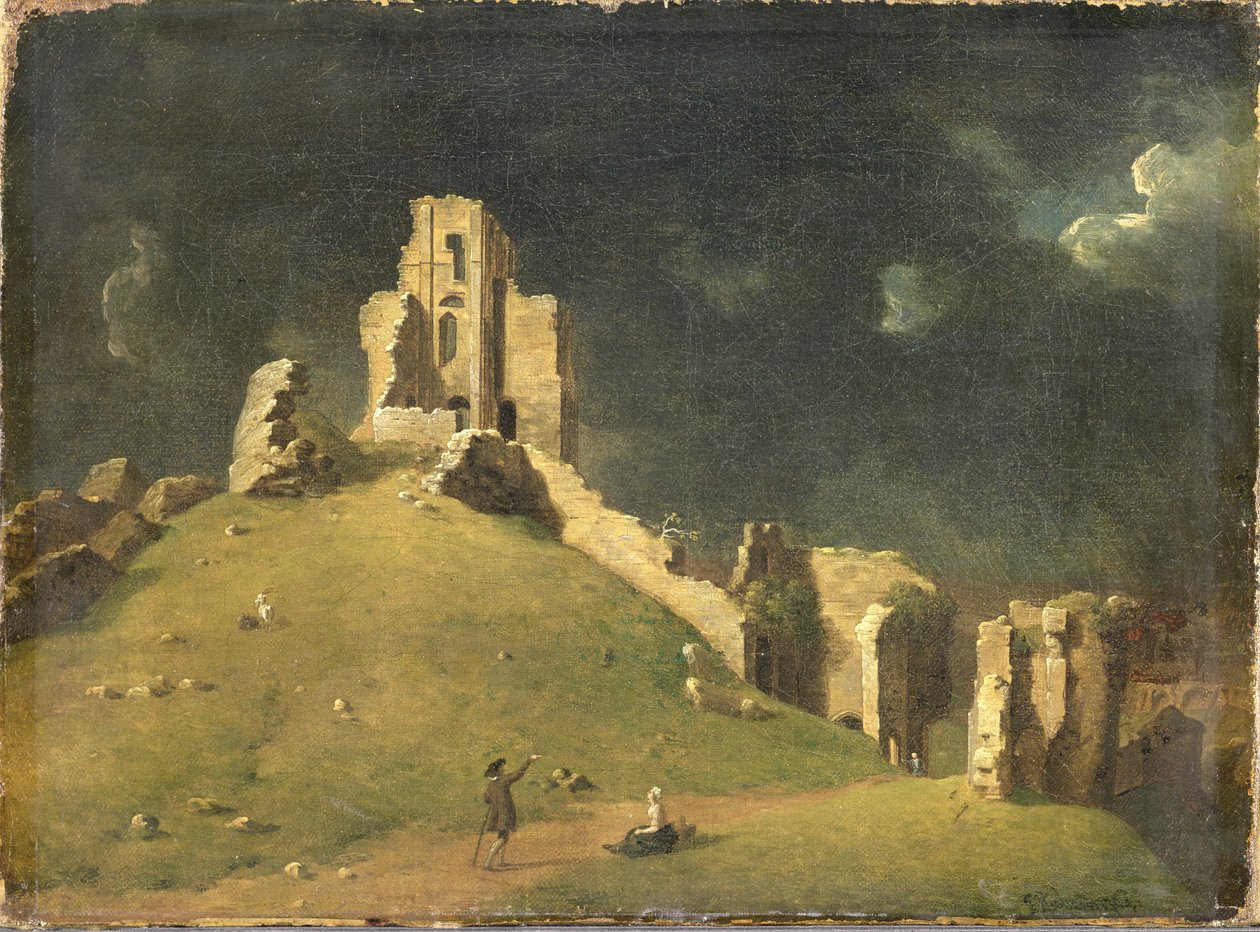 Castelo Corfe, Dorset de John Inigo Richards