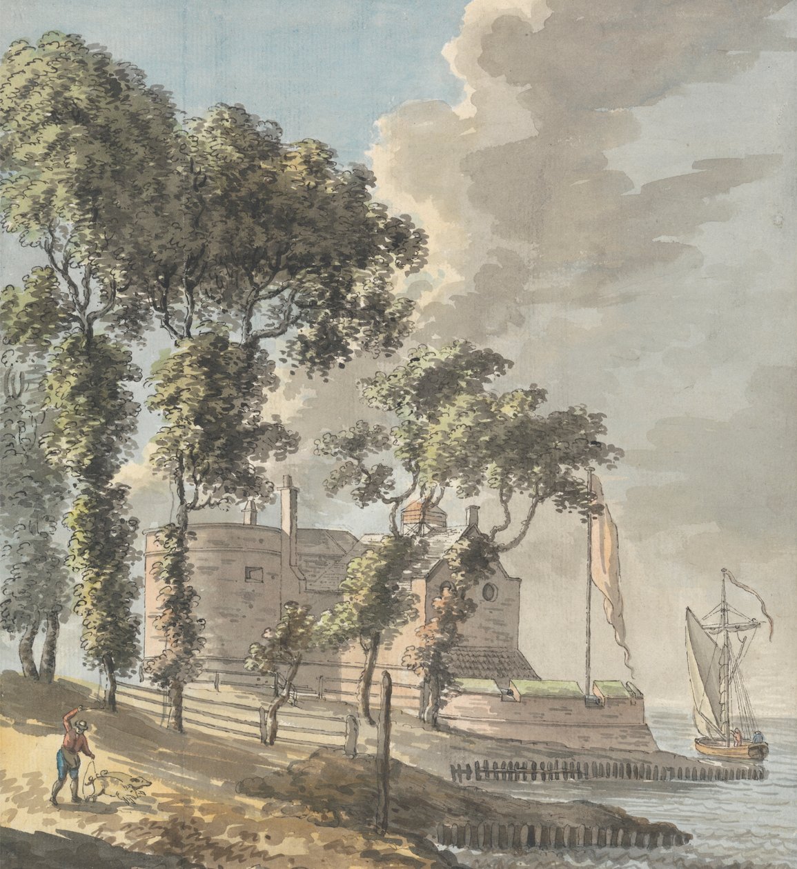 Castelo de Cowes, Ilha de Wight de John Inigo Richards