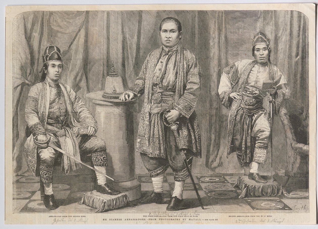 S.E. (sic!) Embaixadores siameses de John Jabez Edwin Mayall