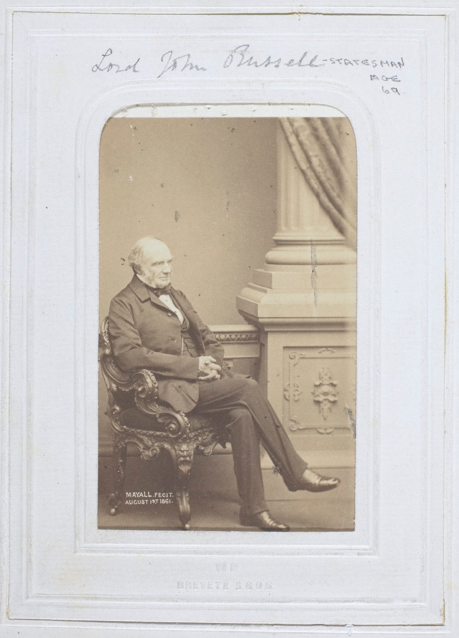 Lord John Russell de John Jabez Edwin Mayall