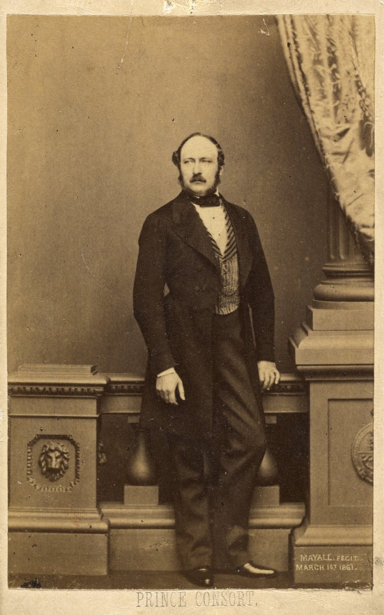 Príncipe Consorte. [Francis Charles Augustus Emmanuel Albert, Príncipe de Saxe-Coburgo-Gotha] de John Jabez Edwin Mayall