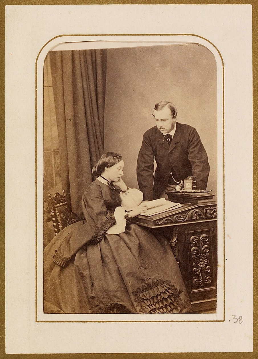 Príncipe e Princesa Luís de Hesse de John Jabez Edwin Mayall