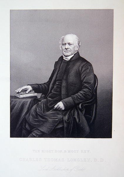 Seu honorável e reverendo Charles Thomas Longley, da "Galeria de Retratos de Desenhos de Personagens Emminent". de John Jabez Edwin Paisley (after) Mayall