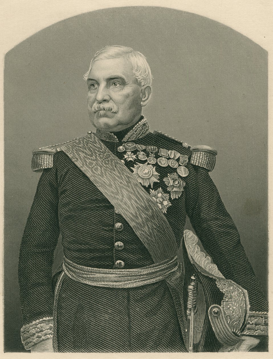 Jean Jacques Pelissier (1794-1864) Duque de Malakof de John Jabez Edwin Paisley Mayall