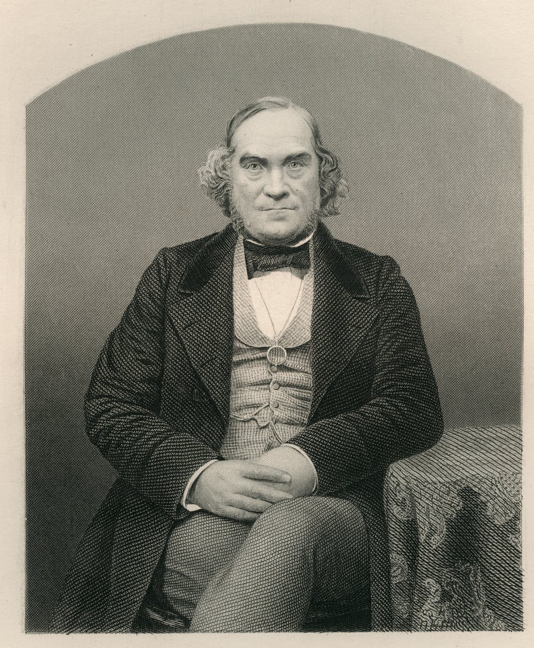James Wilson, gravado por DJ Pound de uma fotografia, de "A Sala de Estar de Personagens Eminentes, Volume 2", 1860 de John Jabez Edwin Paisley Mayall