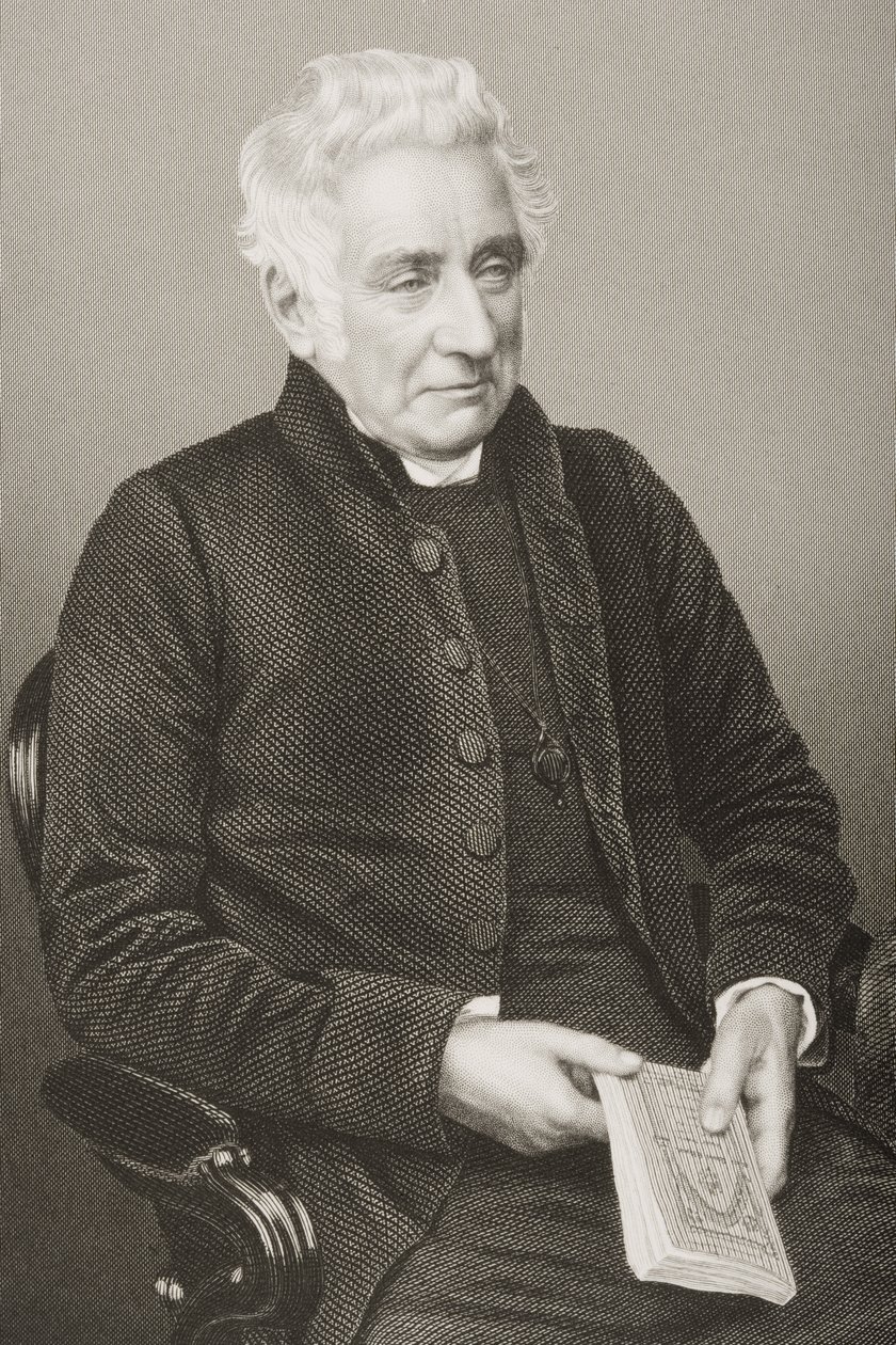 John Lonsdale (1788-1867) gravado por DJ Pound de uma fotografia, de &39;A Sala de Estar de Personagens Eminentes, Volume 2&39;, publicado em Londres, 1860 de John Jabez Edwin Paisley Mayall