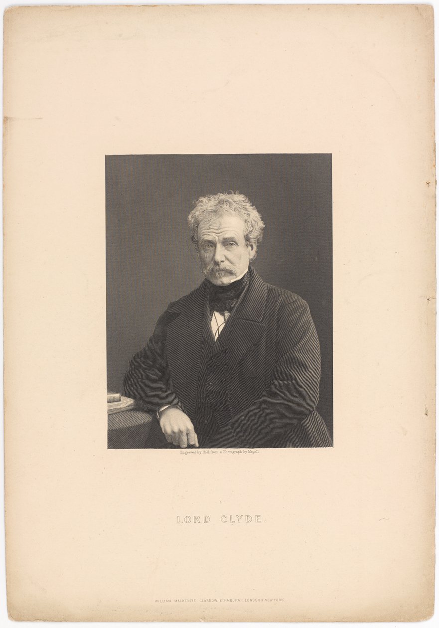  Lord Clyde , 1856 cerca de de John Jabez Edwin Paisley Mayall