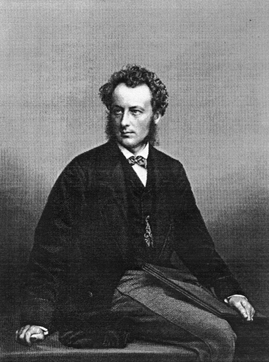 Sir John Everett Millais, de &39;A Galeria de retratos do desenho de personagens eminentes&39;, gravada por D. J Pound (gravura) de John Jabez Edwin Paisley Mayall
