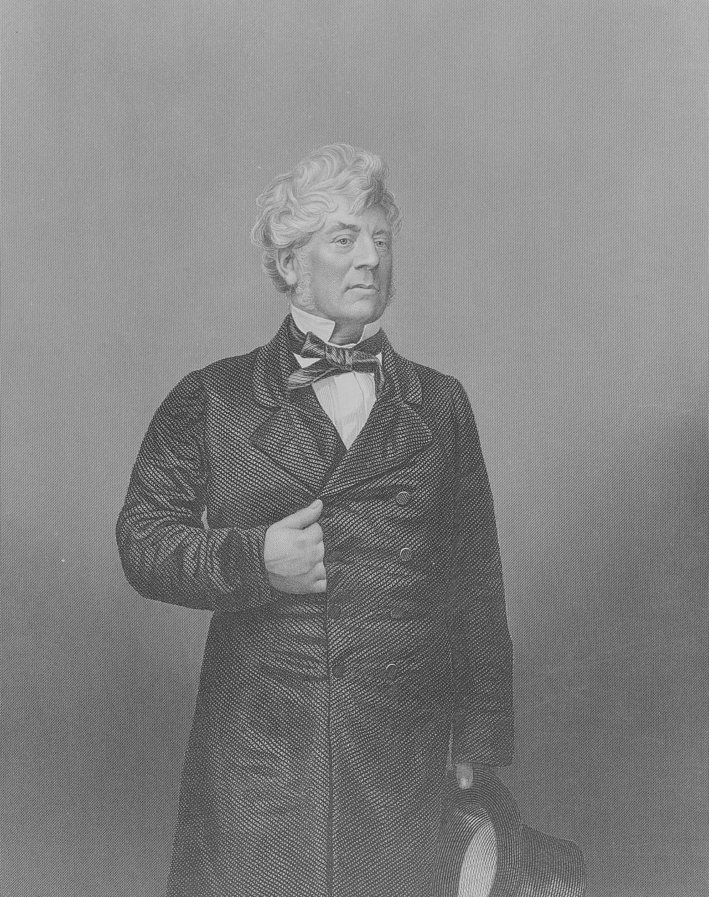Sir William Shee (1804-68), gravado por DJ Pound de uma fotografia, de "A Sala de Estar de Personagens Eminentes, Volume 2", publicado em Londres, 1860 de John Jabez Edwin Paisley Mayall
