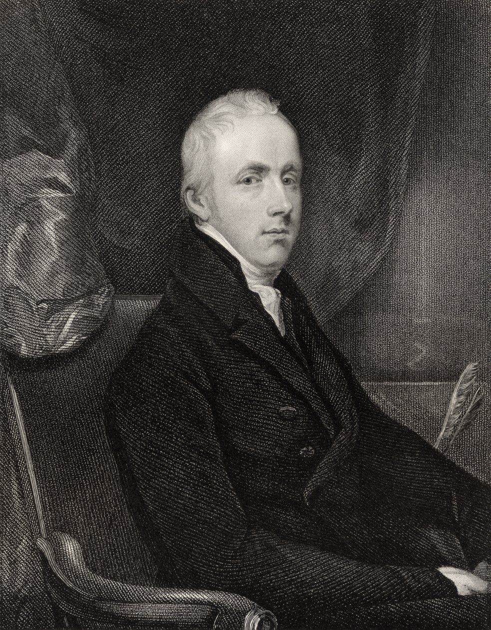 George Howard, 6º Conde de Carlisle, gravado por TA Dean (fl.1773-1840), da National Portrait Gallery, volume II, publicado em 1835 de John Jackson