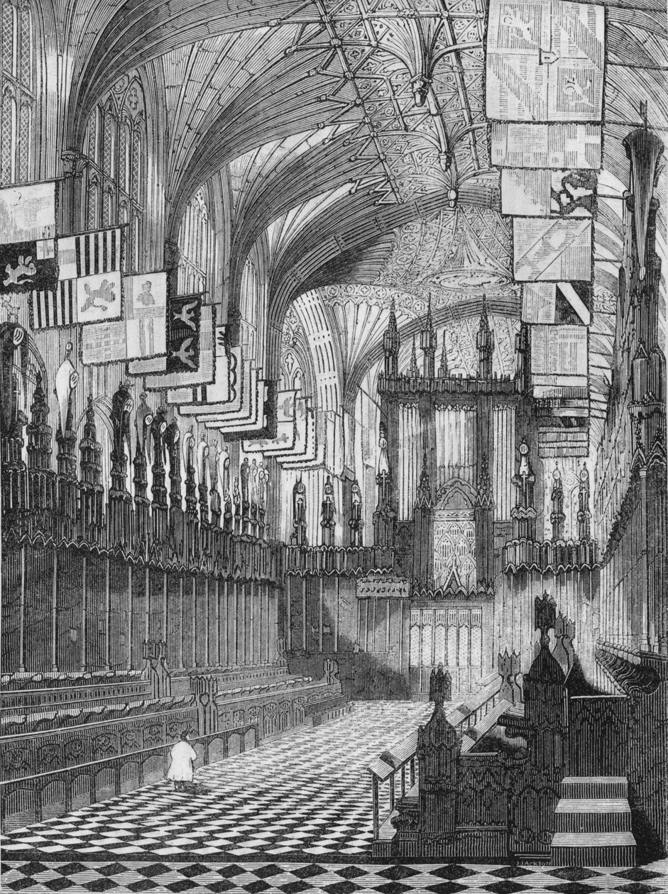 Capela de São Jorge, Windsor, 1845 de John Jackson